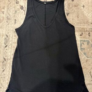 Women's Black Sleeveless Top